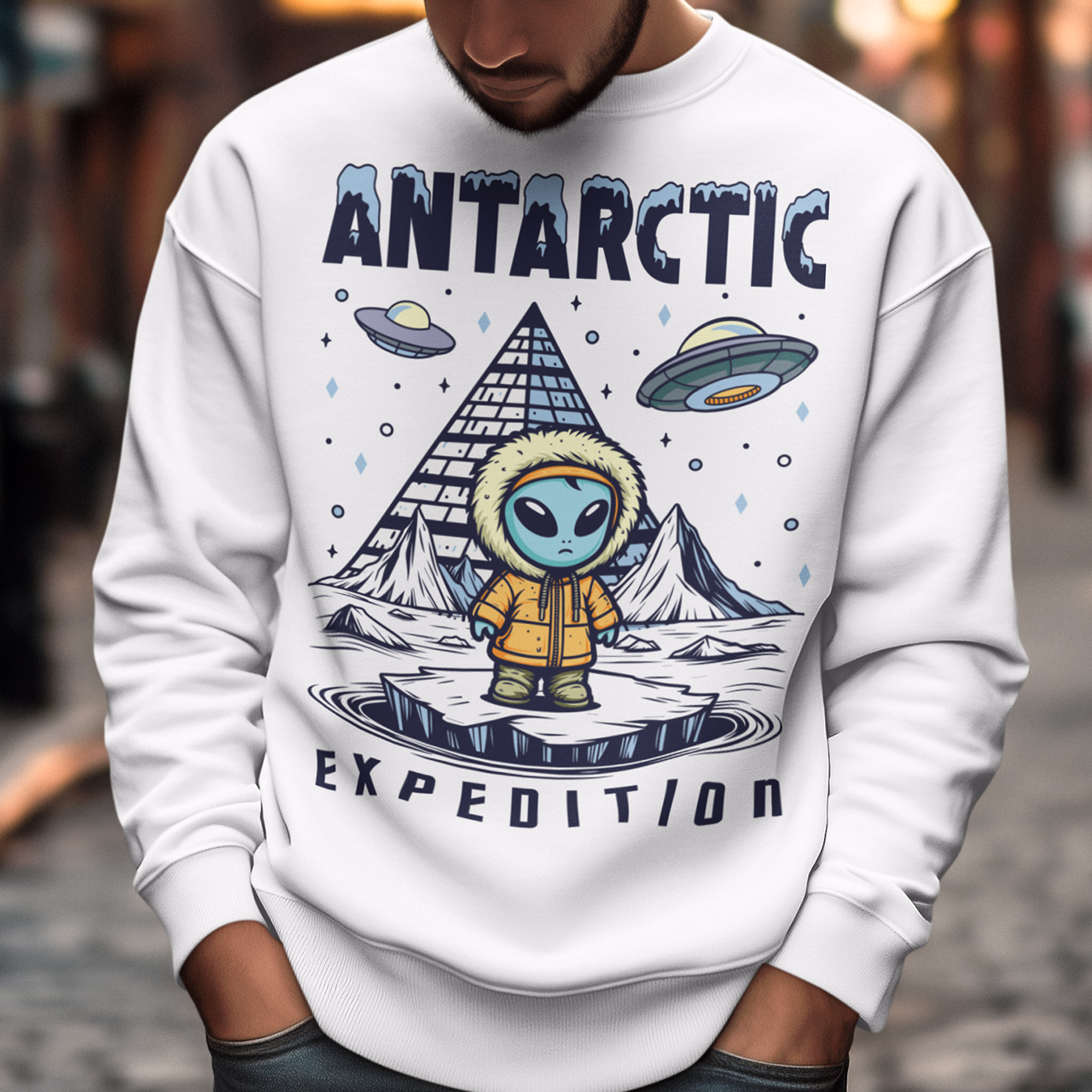 ALIEN ANTARCTIC EXPEDITION SWEATSHIRT
