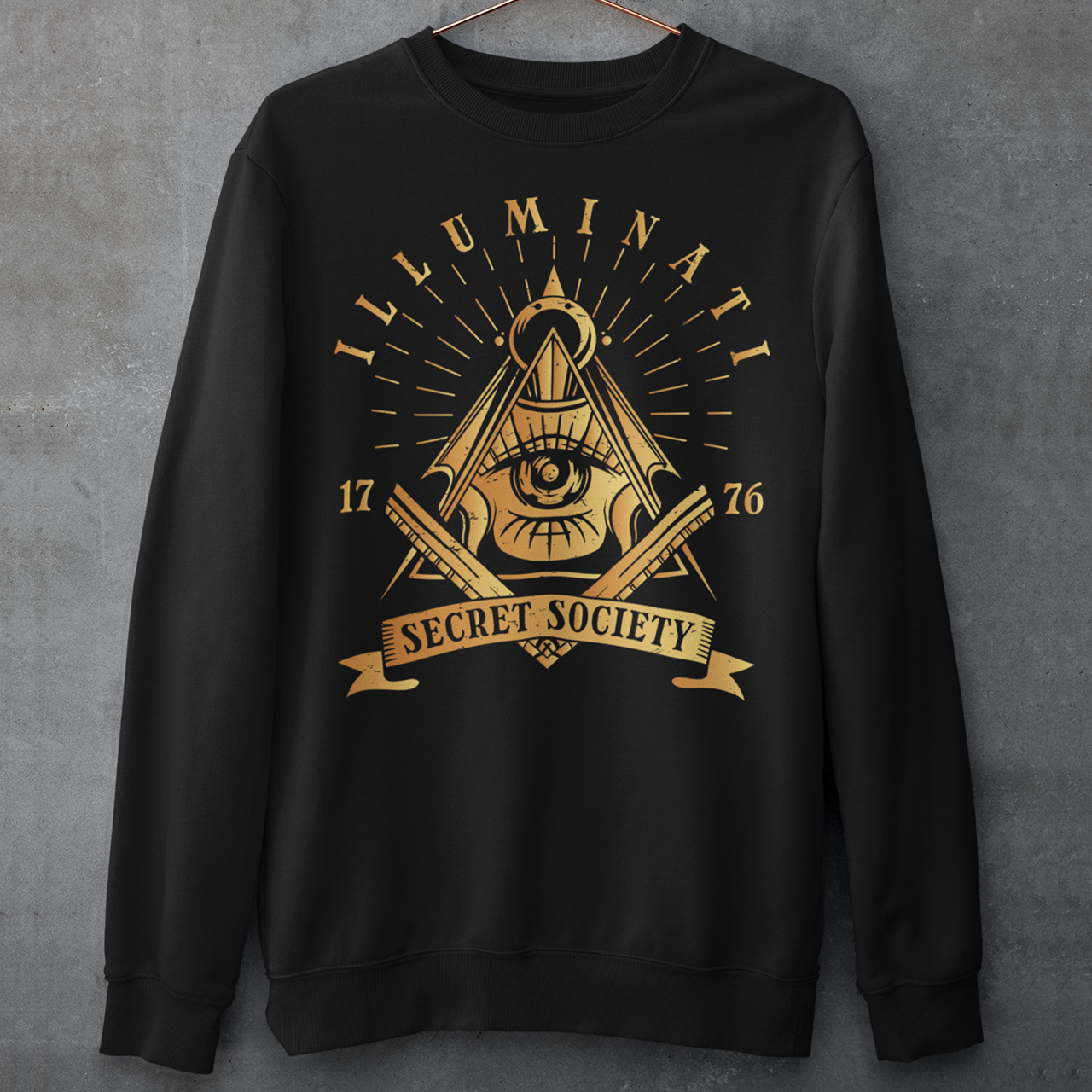 Step into the enigmatic world of secret societies with this captivating and thought-provoking sweatshirt. Featuring the iconic Free Mason symbol, this garment is a bold statement piece that invites intrigue and curiosity. At the heart of this design lies the timeless and mysterious emblem of the Free Masons, an ancient symbol that has captivated minds for centuries.