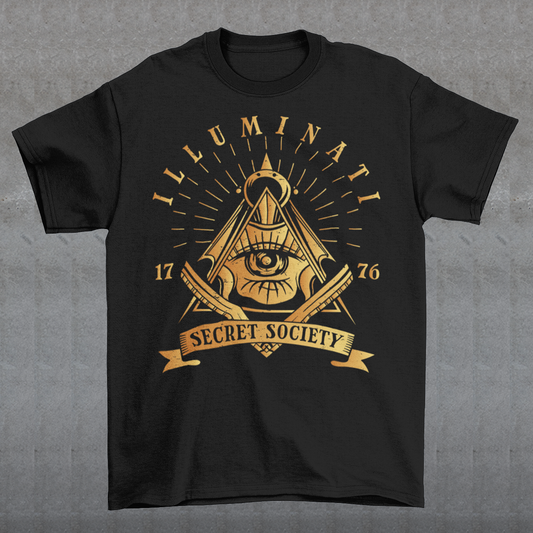 Step into the enigmatic world of secret societies with this captivating and thought-provoking t-shirt. Featuring the iconic Free Mason symbol, this garment is a bold statement piece that invites intrigue and curiosity. At the heart of this design lies the timeless and mysterious emblem of the Free Masons, an ancient symbol that has captivated minds for centuries.