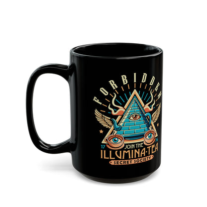 FORBIDDEN SECRET SOCIETY ILLUMINA-TEA BLACK MUG
