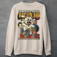 Unleash feline fury with this eye-catching "MANEKI-NEKO ATTACK" sweatshirt! Featuring a giant, rampaging Lucky Cat towering over a city skyline, this design puts a wild twist on the traditional symbol of good fortune. With one paw raised and destruction in its wake, the Maneki-Neko trades charm for chaos—smashing buildings while still sporting that iconic golden bell. Bold, stylized lettering screams "MANEKI-NEKO ATTACK" across the top, giving the shirt a retro kaiju-meets-pop-art vibe.