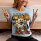 Unleash feline fury with this eye-catching "MANEKI-NEKO ATTACK" t-shirt! Featuring a giant, rampaging Lucky Cat towering over a city skyline, this design puts a wild twist on the traditional symbol of good fortune. With one paw raised and destruction in its wake, the Maneki-Neko trades charm for chaos—smashing buildings while still sporting that iconic golden bell. Bold, stylized lettering screams "MANEKI-NEKO ATTACK" across the top, giving the shirt a retro kaiju-meets-pop-art vibe. Perfect for fans of Jap
