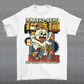 Unleash feline fury with this eye-catching "MANEKI-NEKO ATTACK" t-shirt! Featuring a giant, rampaging Lucky Cat towering over a city skyline, this design puts a wild twist on the traditional symbol of good fortune. With one paw raised and destruction in its wake, the Maneki-Neko trades charm for chaos—smashing buildings while still sporting that iconic golden bell. Bold, stylized lettering screams "MANEKI-NEKO ATTACK" across the top, giving the shirt a retro kaiju-meets-pop-art vibe. Perfect for fans of Jap
