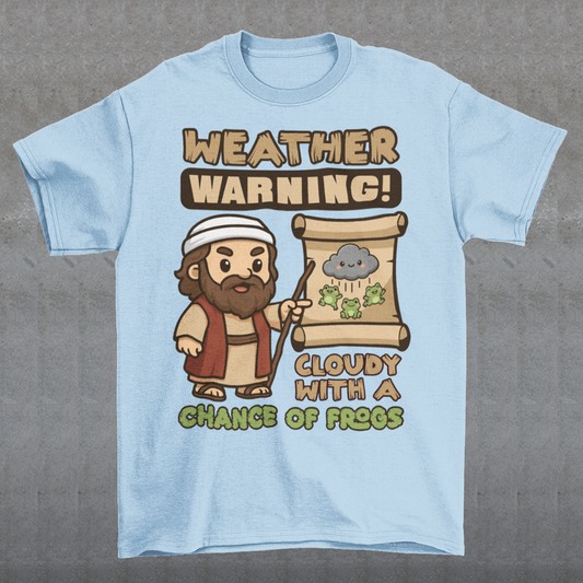 MOSES WEATHER WARNING T-SHIRT