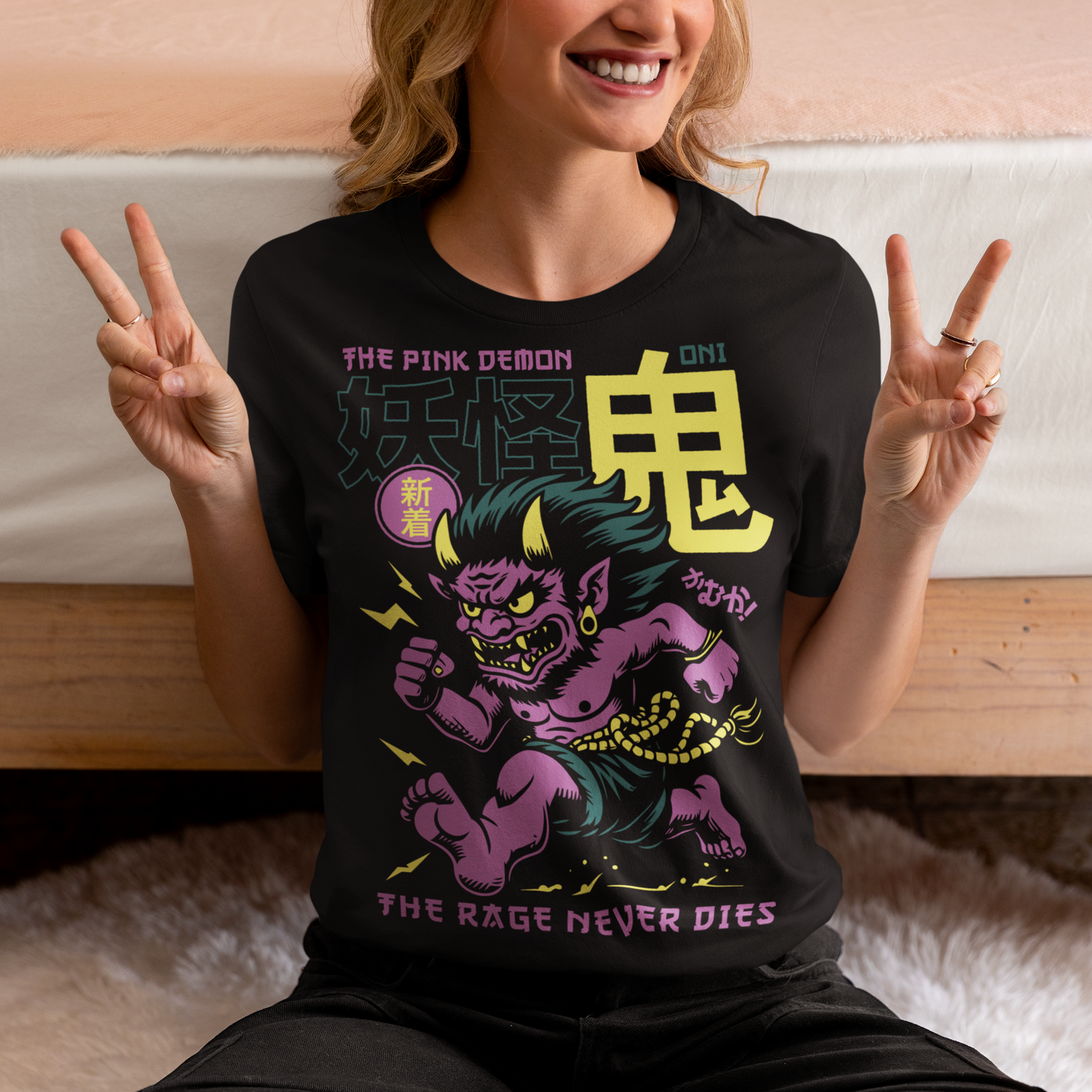 ONI THE PINK DEMON T-SHIRT