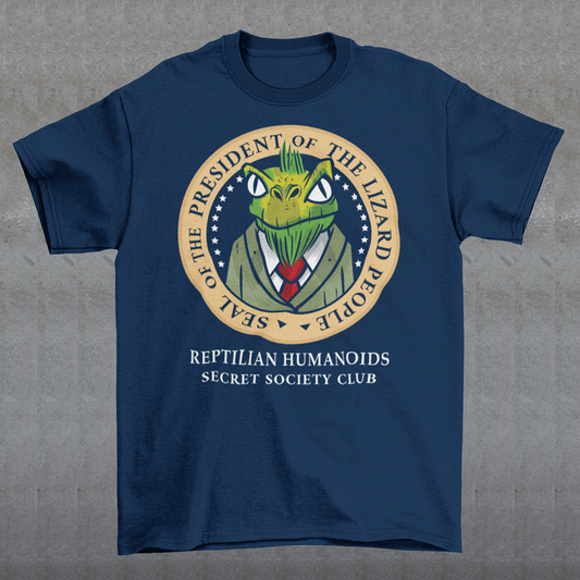 PRESIDENT OF THE LIZARD PEOPLE T-SHIRT