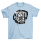 Light blue t-shirt with brainwashing tv and text "WHAT'S IN ROOM 101".