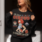 Step into the surreal with our "Contortionist – The Eternal Circus" sweatshirt. Featuring a hauntingly elegant contortionist twisted into an impossible pose, this design captures the mystique and wonder of a timeless spectacle. Above the figure, bold vintage lettering proclaims THE ETERNAL CIRCUS — a nod to a show that never ends, where beauty bends and reality blurs.