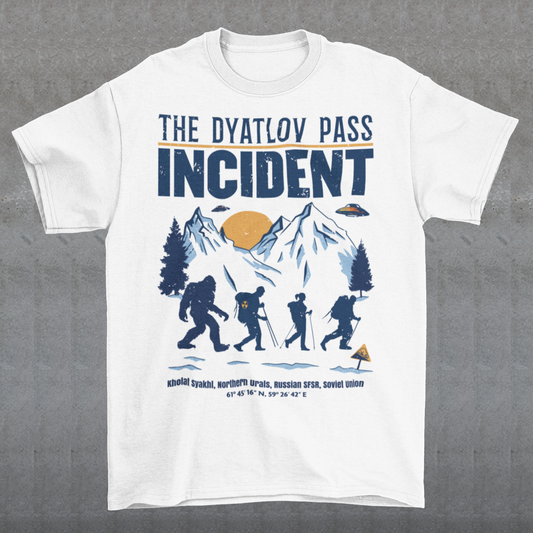 Get ready to embark on an epic adventure with our mind-blowing t-shirt design! Picture this: a skeleton riding a T-Rex through the ancient wonders of Egypt, with UFOs hovering in the sky and Bigfoot mysteriously lurking in the background. It's a jaw-dropping fusion of history, mythology, and the unknown, all beautifully captured in one captivating design.