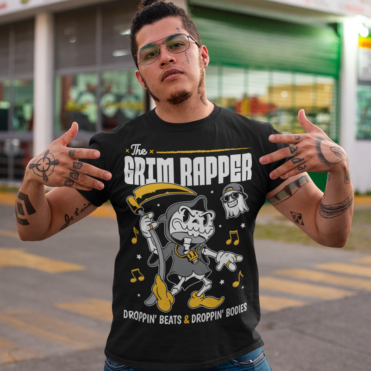 THE GRIM RAPPER T-SHIRT