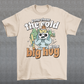 Hit the slopes in style with this playful Yeti Skiing t-shirt! Featuring a whimsical illustration of a friendly yeti standing in the snow, this design pairs perfectly with the cozy, heartwarming message: "Come chase the cold with a big hug." Whether you're a winter sports enthusiast or just love mythical creatures with a soft side, this tee wraps comfort, humor, and chill vibes into one awesome package.